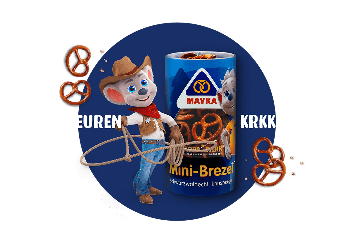Abbildung MAYKA Mini-Brezel ED-Sonderedition
