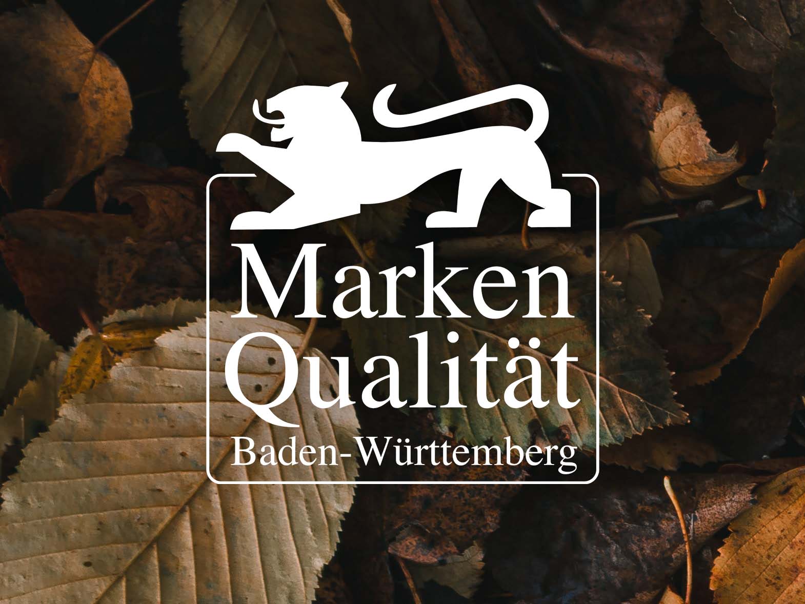 Logo für Markenqualität aus Baden-Württemberg mit losen Mayka-Brezeln im Hintergrund