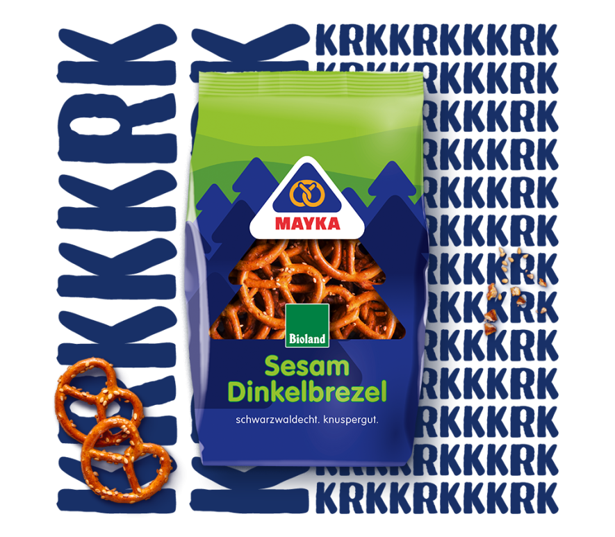 Bio Sesam Dinkelbrezel